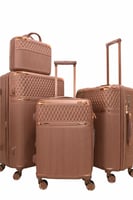 طقم حقائب سفر روز جولد أنيق – 4 قطع