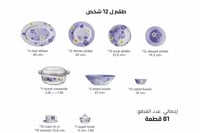 81 قطعة ل12 أشخاص