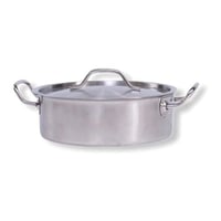 قدر استيل مسطح 26cm