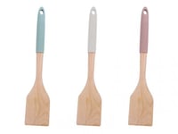 ملعقة طبخ خشب يد سيليكون