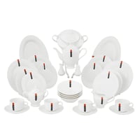 طقم سفرة 65 قطعة بورسلان