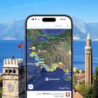 خريطة الريفيرا التركية السياحية 2026 ©