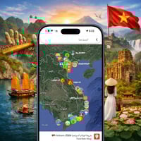 خريطة فيتنام السياحية 2026 ©