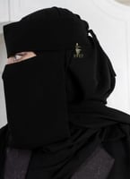 نقاب وسط مقوى برده