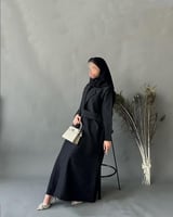 عباية زارا بياقة