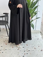 عباية نص كلوش الاناقة سحاب