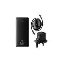 عرض بيسوس بطارية بقوة 18400 + كيبل سحب تايب سي + ف...