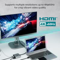 بروميت - محول HDMI® الأقوى 3 في 1 عالي الدقة بدقة...