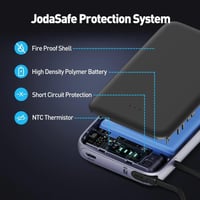 جودا - باور بنك JODA بقوة 10000 ملي امبير W20 كيبل...