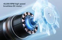 مروحة محمولة _ منفاخ هواء جيسو لايف 9 -رمادي فاتح