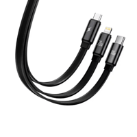 بيسوس - منصة كيابل قابلة للسحب 3 في 1 شحن سريع بقو...