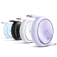 بيسوس - كيبل سحب تايب سي الي تايب سي بطول 1 متر بق...