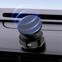 حامل مغناطيسي دريب للجوال قابل للدوران - اسود