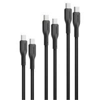 بروميت - كيابل ثلاثية USB-C™ بقدرة 60 واط، بأطوال...