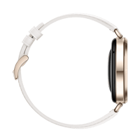 هواوي - ساعة GT6 مقاس 41 مم، سوار جلد أبيض