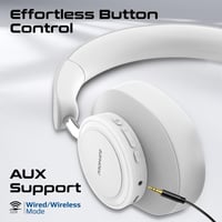 بروميت - سماعات رأس لاسلكية استيريو بجودة صوت عالي...