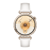 هواوي - ساعة GT6 مقاس 41 مم، سوار جلد أبيض