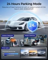 ازدوم - داش كام AZDOME M550 Max ثلاث كاميرات أمامي...