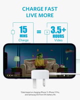 انكر - فيش جداري فيش بقوة 20 واط بتقنية النانو شحن...