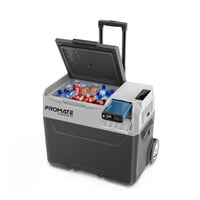 بروميت - ثلاجة صغيرة متنقلة بسعة 40 لتر مزودة ببطا...