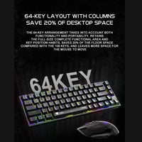 كيبورد مع ماوس ASA KEYBOARD KM64 MUSE