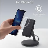 انكر - شاحن لاسلكي مغناطيسي ماغ-غو 633 - اسود