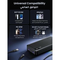 يوجرين - باور بانك 20000 مللي أمبير - 3 منافذ - أس...