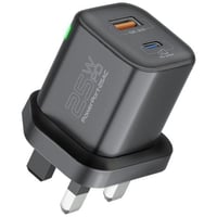 بروميت - أس شاحن الحائط PowerPort-25AC مزود بمخرج...