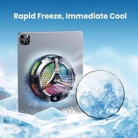 دريب - مروحة تبريد دريب للتابلت مغناطيسي مع شاشة ل...