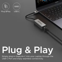 بروميت - محول USB-C عالي السرعة إلى RJ45 Gigabit ا...