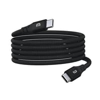 زندور كيبل 1 متر مغناطيسي تايب سي-سي - اسود