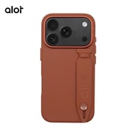 ألوت - كفر alot لايفون17 برو جلد MagSafe بمسكة و إ...