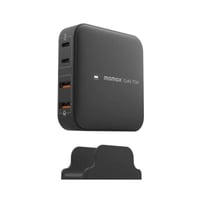 موماكس - شاحن مكتبي ون بلق بتقنية GaN بمنفذين USB-...