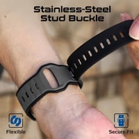 بروميت سوار رياضي متين مصنوع من السيليكون بتصميم أ...