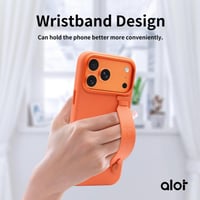 ألوت - كفر alot لايفون17 برو جلد MagSafe بمسكة و إ...