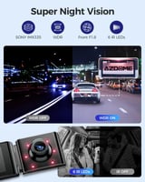 ازدوم - داش كام AZDOME M550 Max ثلاث كاميرات أمامي...