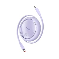 بيسوس - كيبل سحب تايب سي الي تايب سي بطول 1 متر بق...