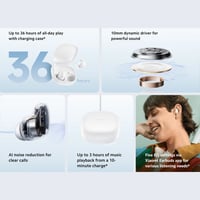 سماعة أذن شاومي ريدمي بودز 6 بلاي -متعدد الالوان