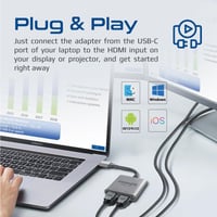 بروميت - محول USB-C عالي الوضوح بدقة 4K إلى ®HDMI...