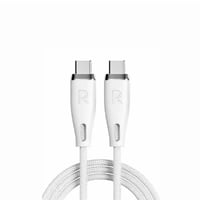 راف باور - كيبل شحن نايلون من USB-A سي إلى لايتنين...