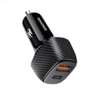 موج ماكس - شاحن سيارة منفذين PD+USB ا 38W م/MX106