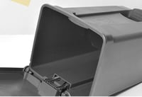 حاوية نفايات طبية بالقدم مقاس 50 لتر بالقدم اسود