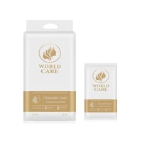 ورلد كير مناشف صحية عالية الامتصاص للاستعمال مرة و...
