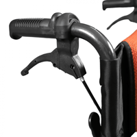 كرسي متحرك الومنيوم ذهبي مطور 46 سم