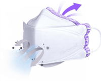 5 كمامات ايركوين كمامات تنقية كورية من الألياف الن...