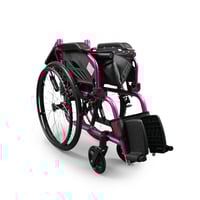 كرسي متحرك اطفال ألومنيوم بظهر ينطوي مقاس 41 سم