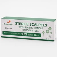 مشرط جراحي مع يد كاربون ستيل Strile Scalpels whith...