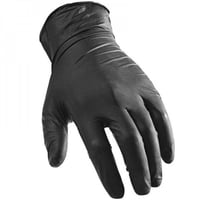 قفاز فينيل اسود علبة 100 قفاز