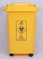 حاوية نفايات طبية مقاس 50 لتر