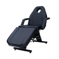 سرير وكرسي مساج وتجميل لون أسود